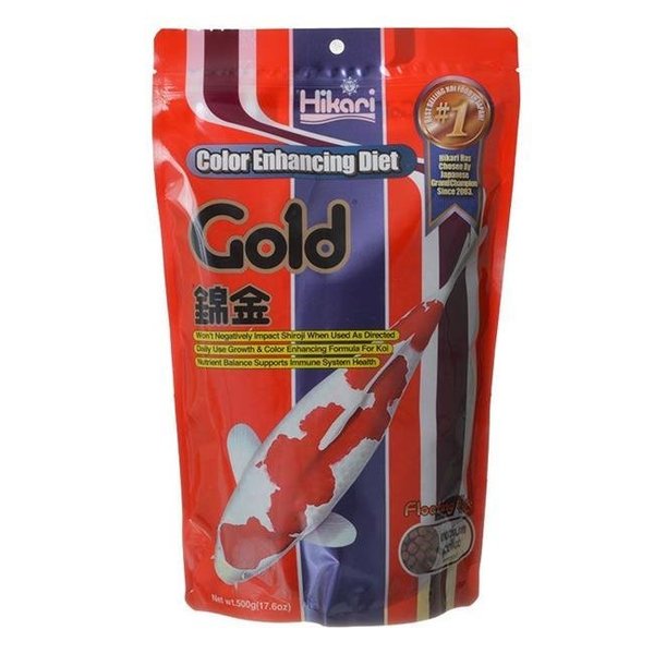 Hikari Hikari 2342 17 oz Gold Color Enhancing Koi Food; Medium Pellet 2342